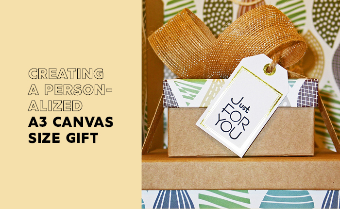 A3 canvas size gift