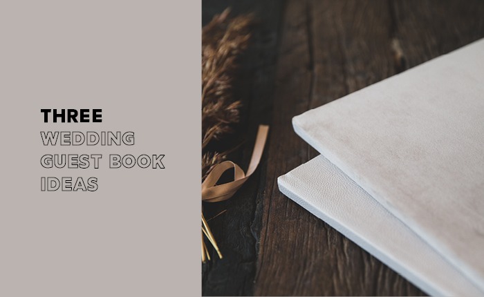three wedding guest book ideas