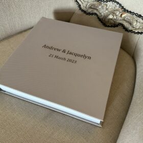 Best Wedding Albums In Gqeberha (Port Elizabeth), Eastern Cape South Africa 19 Photo book Off White Faux Leather