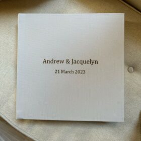 Best Wedding Albums In Gqeberha (Port Elizabeth), Eastern Cape South Africa 21 Pro Albums Wedding Photo book Off White Faux Leather