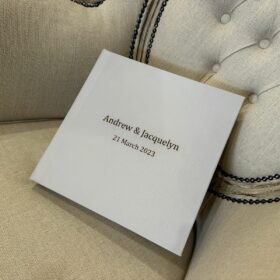 Best Wedding Albums In Gqeberha (Port Elizabeth), Eastern Cape South Africa 20 Wedding Photo book Off White Faux Leather